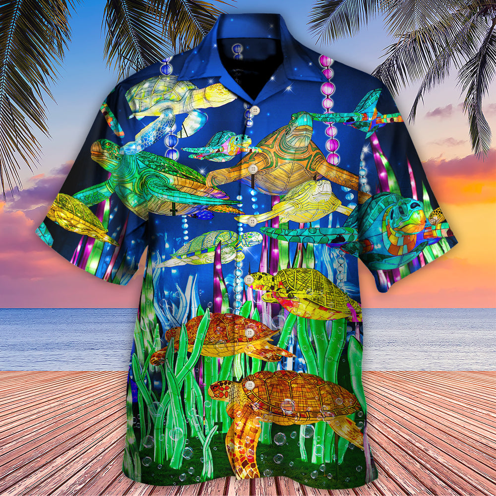 Turtle Ocean Hawaiian Shirt For Poolside Relaxation And Sunny Getaways