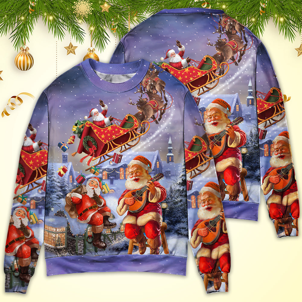 Christmas Santa Funny Sweater For Festive Events Weekend Outings And Comfortable Winter Style