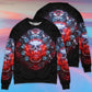 Skull Electric Dream Fantasy Sweater For Bold Streetwear Travel And Relaxed Everyday Styling