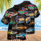 Car Muscle Speed Racing Road Hawaiian Shirt Design Detail For Sunny Adventures And Casual Wear