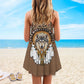 Native Wolf Peaceful V-Neck Sleeveless Cami Dress For Sunny Getaways And Thoughtful Gifting