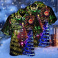 Music Christmas Tree Happiness Hawaiian Shirt For Warm Weather Adventures And Everyday Comfort