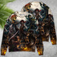 Skull Fantasy Ghost Pirate Sweater For Casual Wear Parties And Thoughtful Gifting