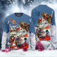 Christmas Say Hi From Santa Sleigh Sweater For Holiday Parties Family Gatherings And Seasonal Gift Giving