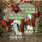 Red Cat Wreck Tree Christmas Hawaiian Shirt Design Detail For Beach Days And Holiday Travel