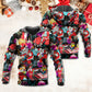 Christmas Guitar Music Santa Hoodie For Holiday Parties Weekend Outings And Cheerful Gift Giving