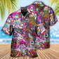 Octopus Whimsical Modern Psychedelics Hawaiian Shirt For Poolside Relaxation And Sunny Getaways