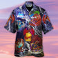 Dragon Fantasy Dice Thunder Hawaiian Shirt For Vacation Days And Relaxed Coastal Outings