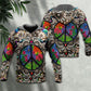 Hippie Peace Galaxy Hoodie For Festival Adventures Daily Outfits And Gift Giving