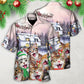 Cat Christmas Hawaiian Shirt For Coastal Adventures And Warm Weather Wear