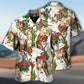 Western Tropical Cowboy Desert Cactus Hawaiian Shirt Design Detail For Sunny Adventures And Casual Wear