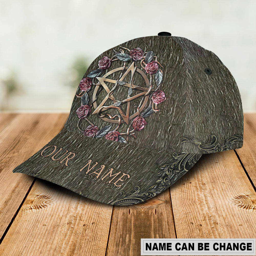 Mystical Witch Rose Personalized Classic Cap For Everyday Outfits Coastal Travel And Gift Giving