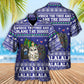 Cat Wreck Tree Meowy Christmas Hawaiian Shirt Artwork Detail For Resort Trips And Outdoor Activities