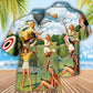 Archery Tournaments Pinup Girls Hawaiian Shirt Pattern View For Lightweight Everyday Style