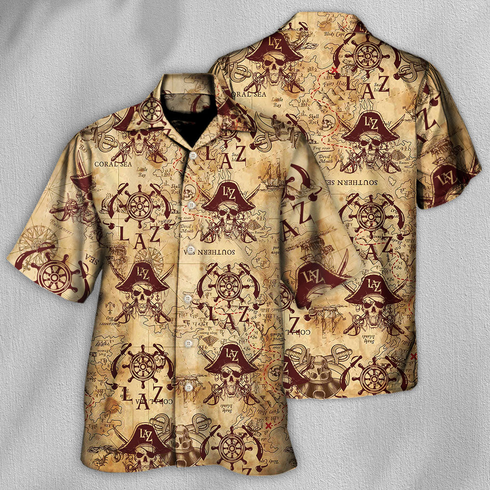 Skull Nautical Pirate Pirates Unique Hawaiian Shirt For Resort Getaways And Comfortable Summer Activities
