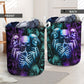 Skull Neither Hear Nor See Laundry Basket For Nursery Dorm And Home Storage