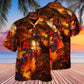 Red Dragon Hawaiian Shirt Pattern View For Relaxed Warm Weather Outfits