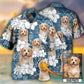 Dog Summer Aloha Custom Photo Hawaiian Shirt For Poolside Relaxation And Sunny Getaways