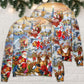 Cheerful Christmas Celebration Sweater For Seasonal Parties Cozy Gatherings And Thoughtful Holiday Gifts
