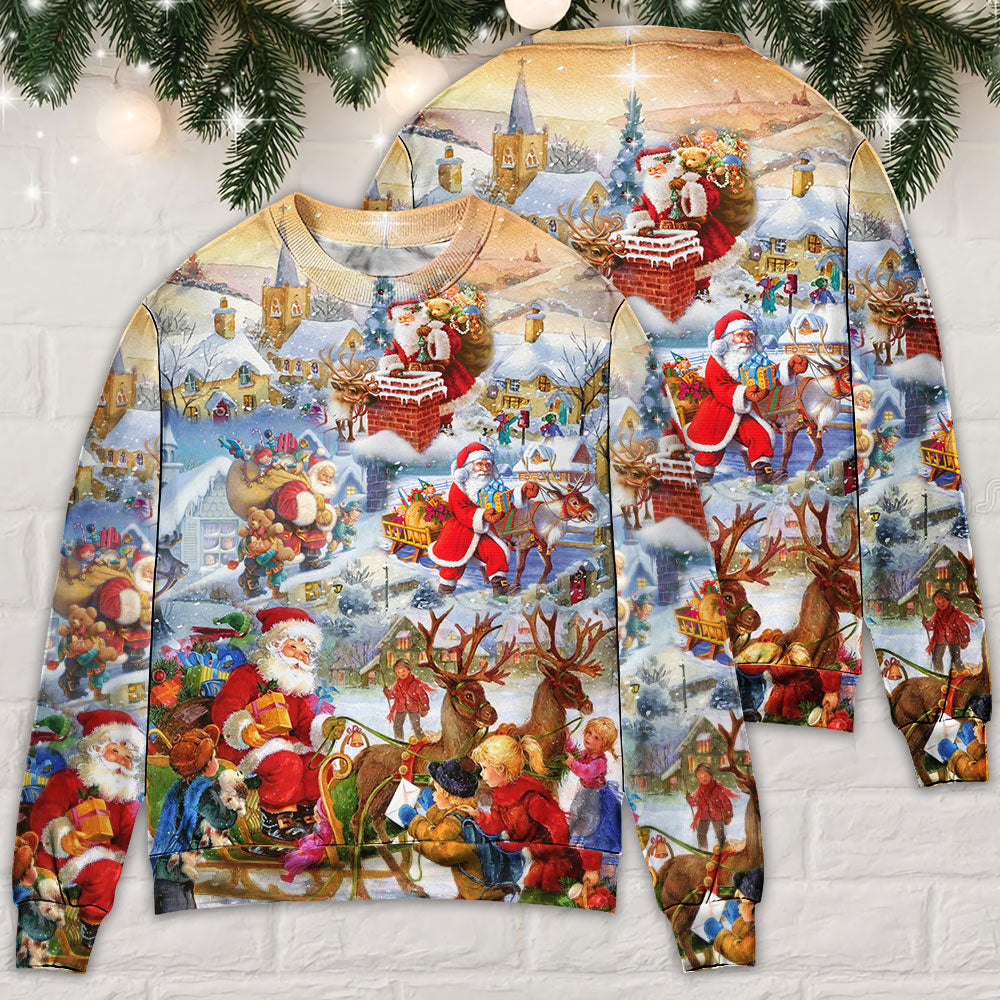 Cheerful Christmas Celebration Sweater For Seasonal Parties Cozy Gatherings And Thoughtful Holiday Gifts