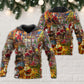 Santa Holiday Season Joy Hoodie For Christmas Gatherings Outdoor Trips And Relaxed Seasonal Style