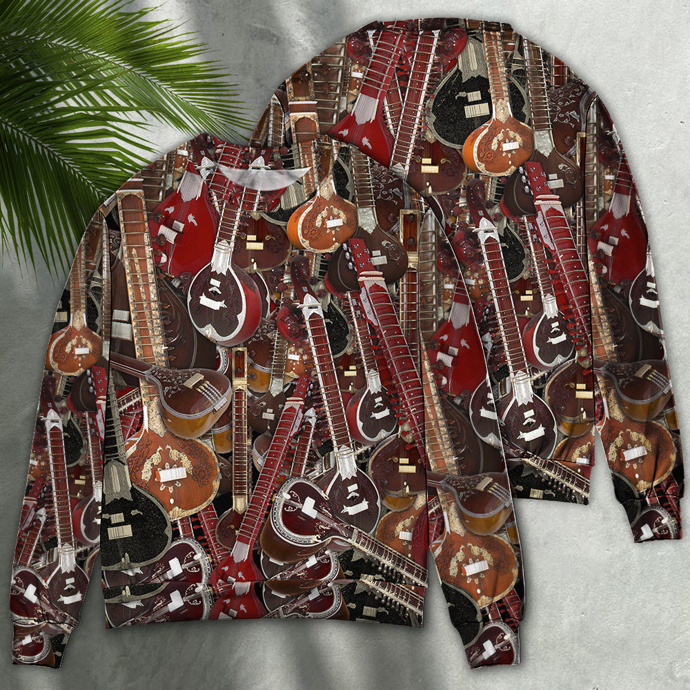 Sitar Music Sweater For Casual Gatherings Weekend Trips And Thoughtful Gifts