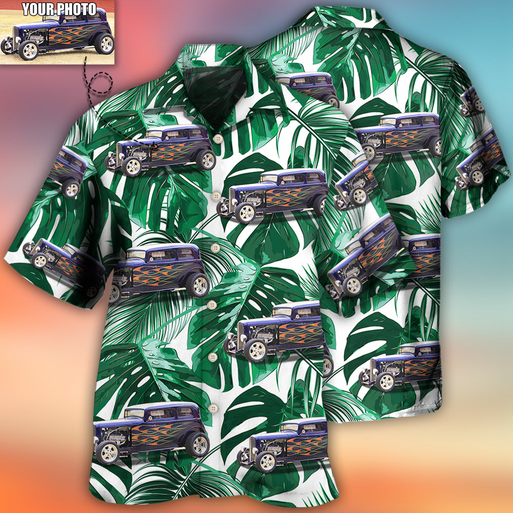 Hot Rod Various Custom Photo Hawaiian Shirt For Summer Vacation And Beach Travel