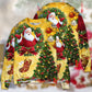 Christmas Tree Yellow Santa Claus Sweater For Seasonal Parties Cozy Gatherings And Thoughtful Holiday Gifts