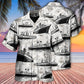 Retro Cruise Sea Map Nautical Hawaiian Shirt Creative Print View For Summer Travel