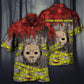 Spooky Cat Halloween Horror Hawaiian Shirt Artwork View For Coastal Escapes And Resort Style