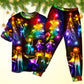 Happy Family Christmas Tree Lights Short Sleeve Pajamas Set For Christmas Sleepwear And Family Lounging