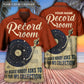 Retro Music Record Room Personalized Hawaiian Shirt Design Detail For Sunny Adventures And Casual Wear
