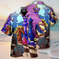 Chess Strategy Board Game Hawaiian Shirt Print Closeup For Island Holidays