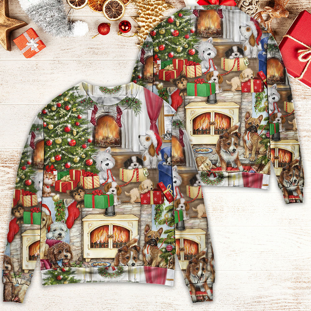 Christmas Dog Merry Xmas Sweater For Family Gatherings Winter Travel And Everyday Seasonal Comfort