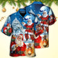 Watercolor Christmas Story Nights Hawaiian Shirt Artwork View For Coastal Escapes And Resort Style