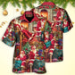 Christmas Santa Story Cozy Hawaiian Shirt For Summer Vacation And Beach Travel