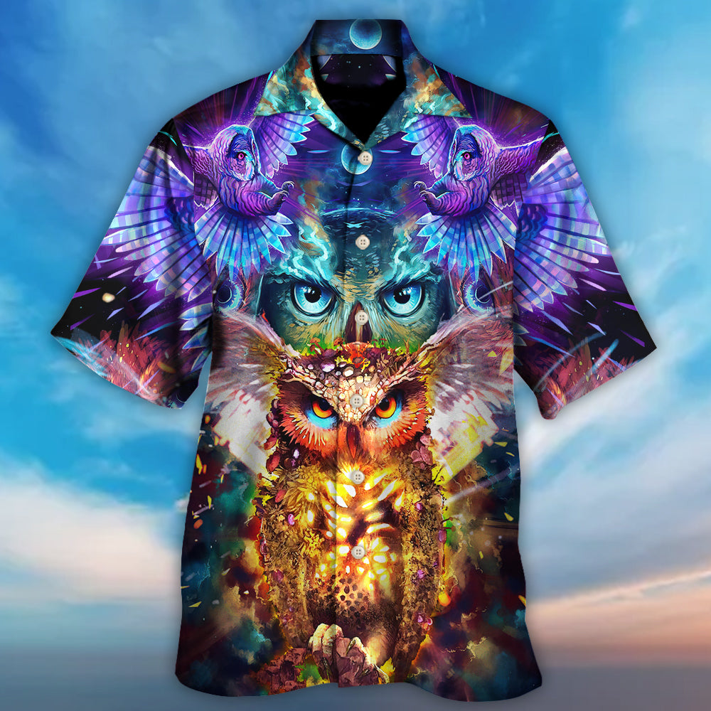 Owl Hawaiian Shirt For Beach Parties And Weekend Getaways