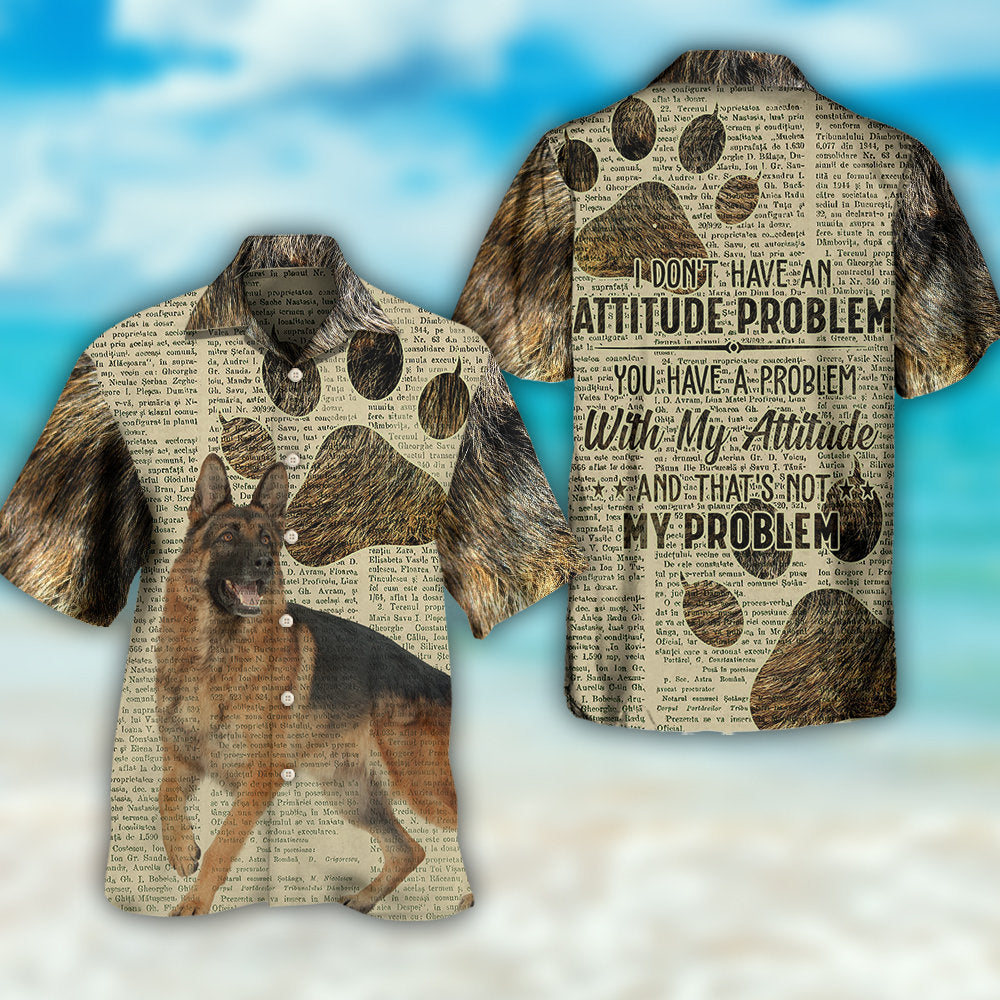 Creative German Shepherd Dog Hawaiian Shirt Relaxed Style View For Weekend Trips