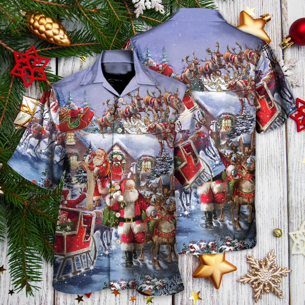 Christmas Santa Tonight Hawaiian Shirt For Poolside Relaxation And Sunny Getaways