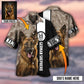 German Shepherd Strong Dog Personalized Photo Hawaiian Shirt Print Closeup For Thoughtful Gifting