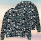 Skull Heat Energy Sweater For Art Fans Travel Parties And Distinctive Casual Style