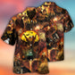 Spooky Halloween Pumpkin Ghost Night Hawaiian Shirt For Warm Weather Adventures And Everyday Comfort