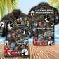 Hunting Hot Rods Hawaiian Shirt For Summer Vacation And Beach Travel