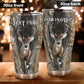 Hunting With Brown Love Deer Personalized 20 Oz Tumbler For Coffee Travel And Daily Drinks