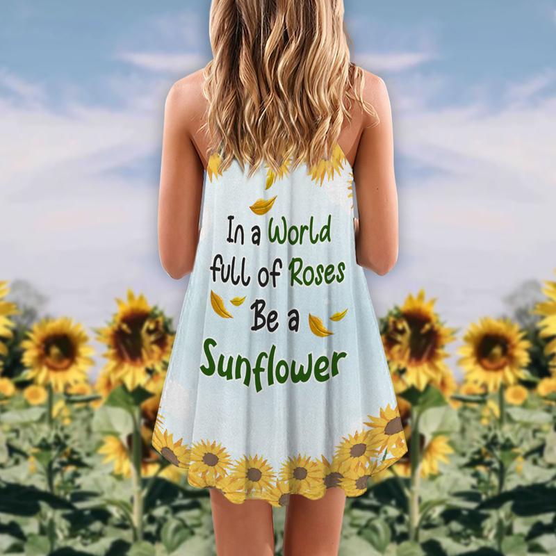 Elephant Loves V-Neck Sleeveless Cami Dress For Beach Trips And Charming Warm Weather Outfits