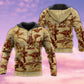 Cowboy Dinosaur Desert Fun Hoodie For Rustic Travel Casual Adventures And Gift Giving