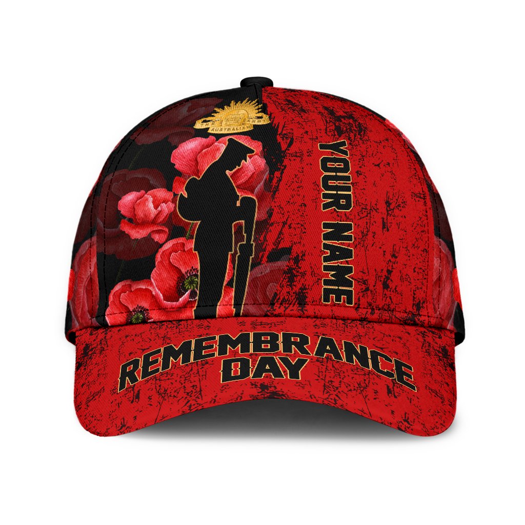 Personalized Remembrance Day Classic Cap For Travel Holidays Parties And Relaxed Casual Styling