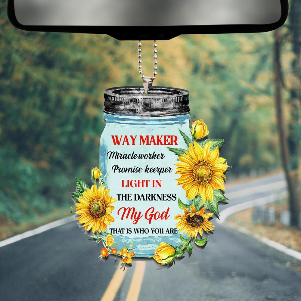 Sunflower Jar Faithful Path 20 Oz Tumbler For Coffee Travel And Daily Drinks