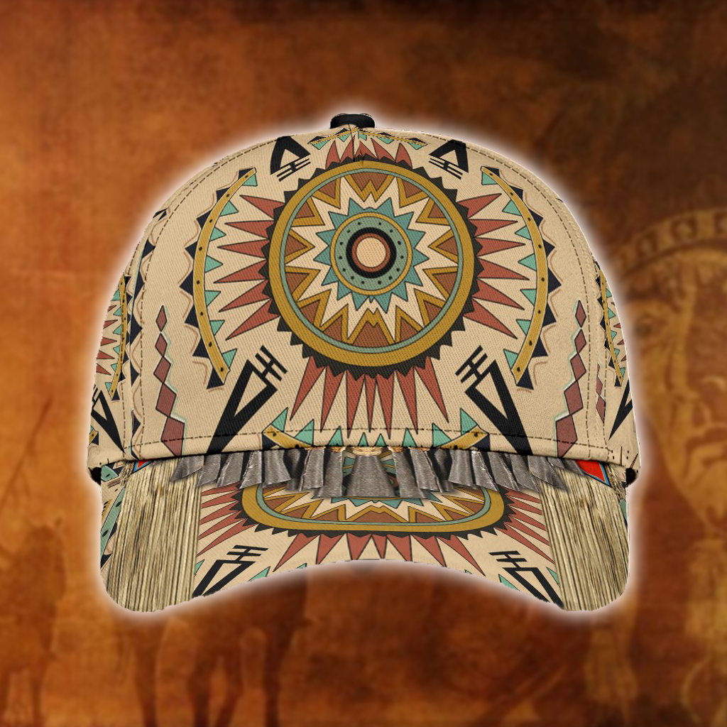 Native Pattern Classic Cap For Casual Styling Beach Days And Weekend Adventures