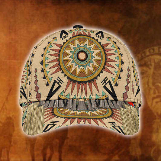 Native Pattern Classic Cap For Casual Styling Beach Days And Weekend Adventures